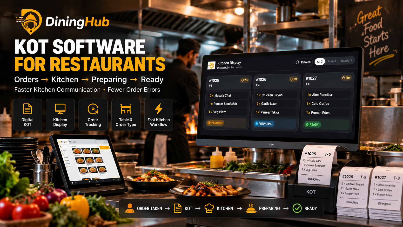 KOT Software for Restaurants: Complete Guide to Kitchen Order Tickets