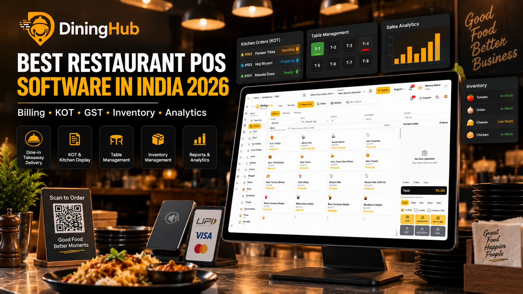 Best Restaurant POS Software in India 2026